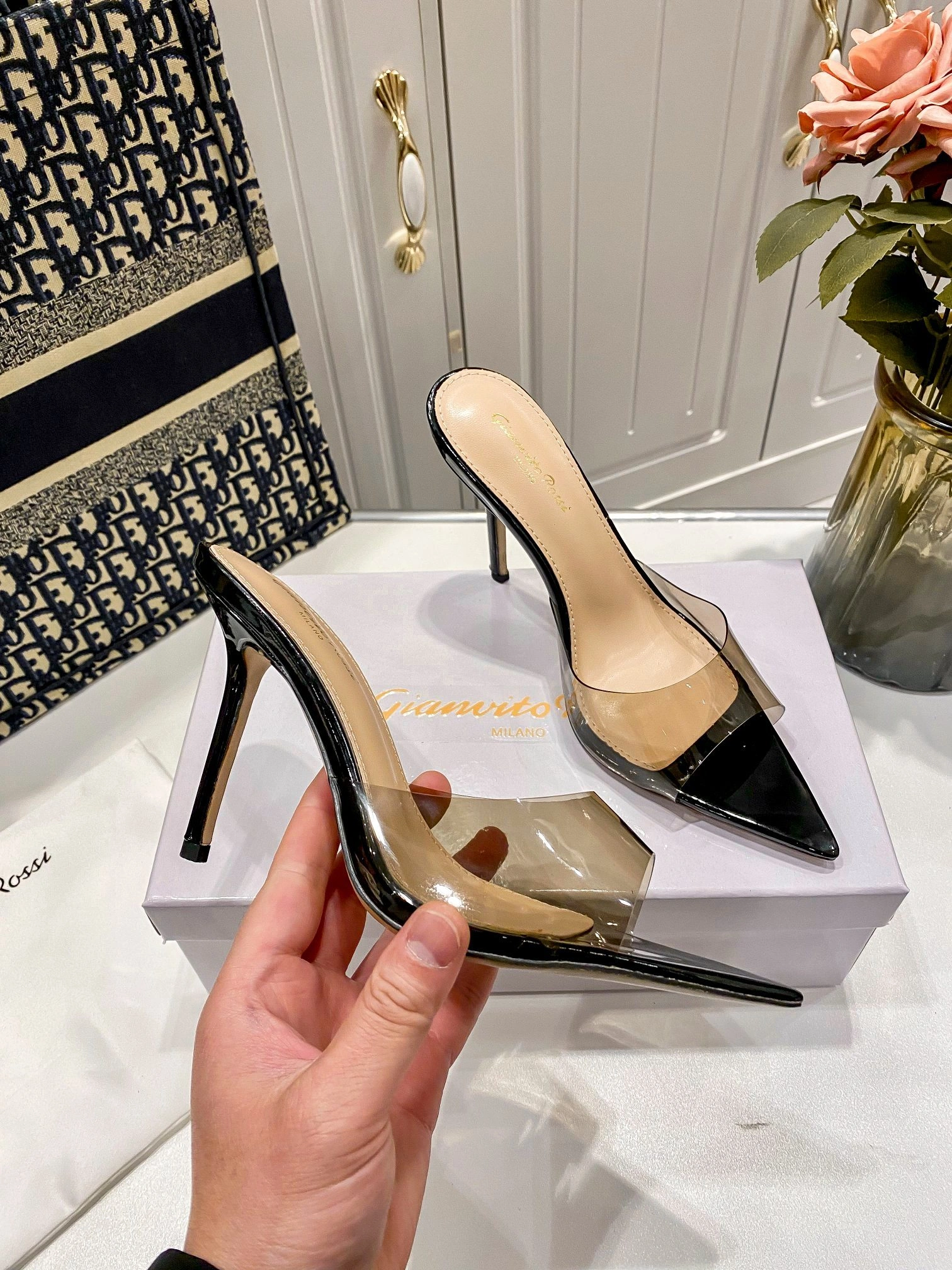 Other brands G11050.85RIC.GSVFUNE Heel height：10CM item:ET-X234E0817W